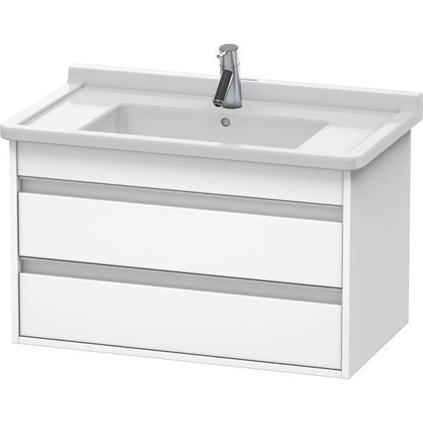 Duravit Ketho Wall-Mounted Vanity Unit Kt664401818 White Matt KT664401818